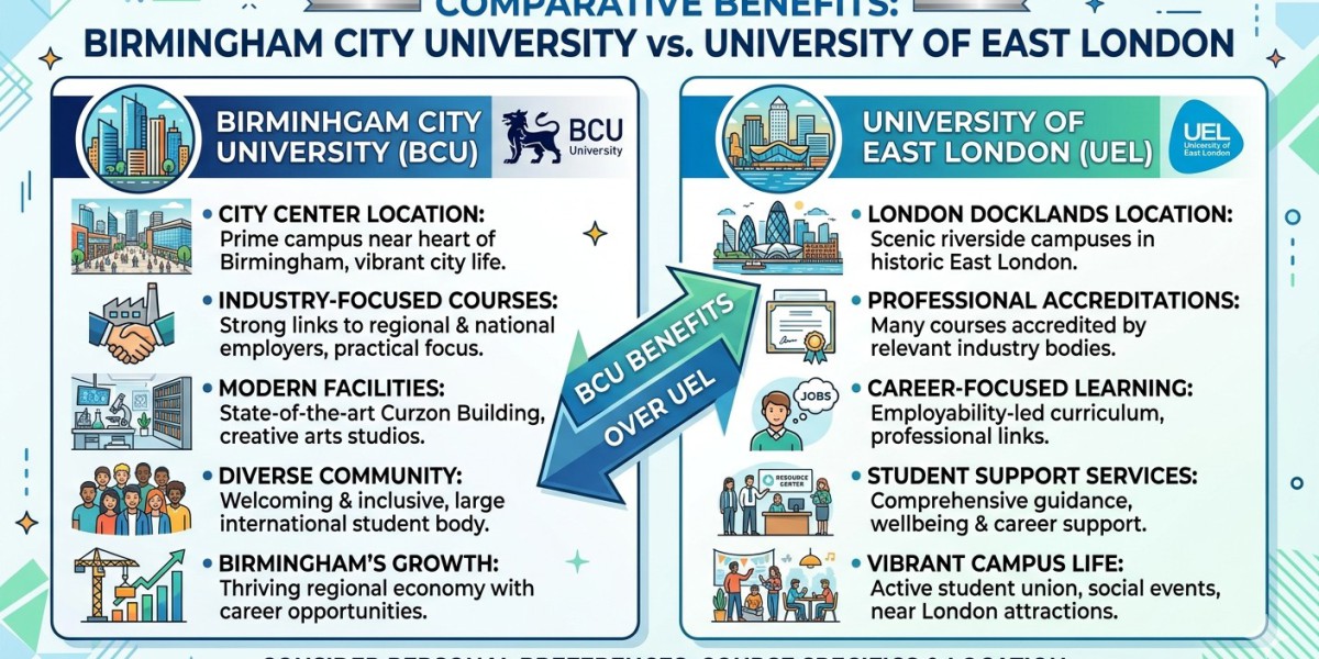 Benefits Of Choosing Birmingham City University over the University Of East London