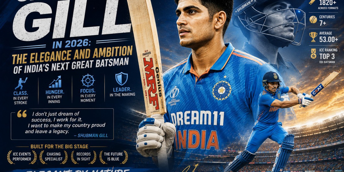 Shubman Gill in 2026: The Elegance and Ambition of India's Next Great Batsman