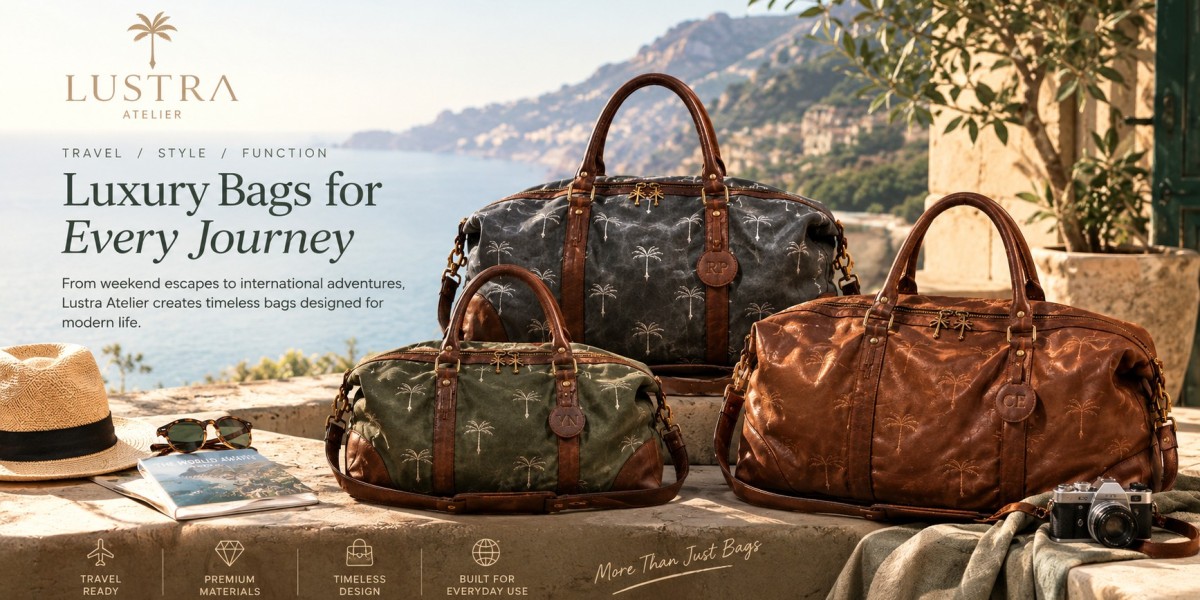 LUSTRA ATELIER: Luxury Travel Bags for Men